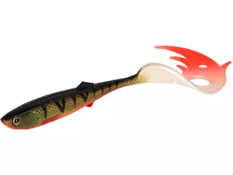 NÁSTRAHA - SICARIO PIKE TAIL 14cm/BLOODY PERCH - 2 ks
