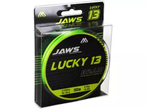 Mikado Pletená šňůra Jaws Lucky 13 0.18 mm 15 kg 150 m Fluo Zelená
