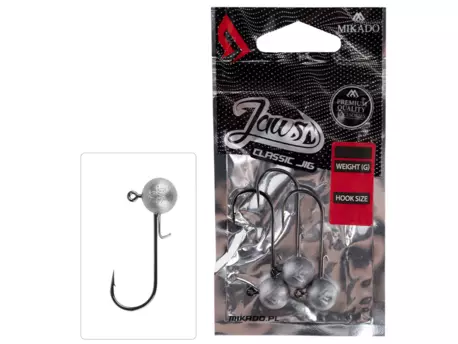 MIKADO JIGOVÉ HLAVIČKY - JAWS CLASSIC - 17.5g-2/0 BN - 3 ks