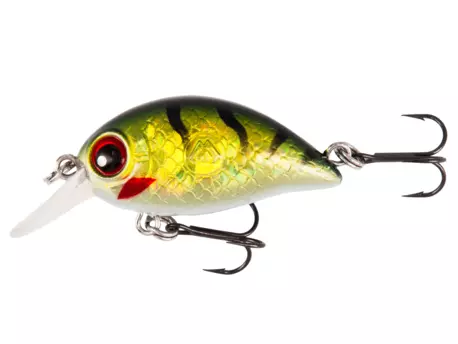 WOBLER SHIMMY - 34mm/3.0g/GREEN PERCH - PLOVOUCÍ - 1 ks