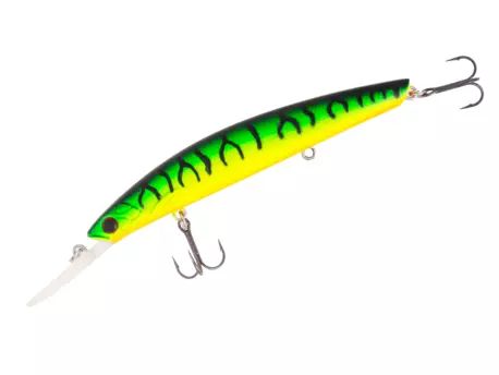MIKADO WOBLER RUMBA TWITCH - 95mm/9.0g/FIRE TIGER - PLOVOUCÍ