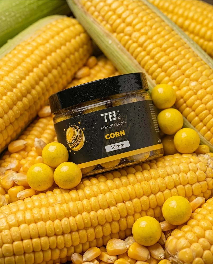 TB Baits Plovoucí Boilie Pop-Up Corn + NHDC 50 g 16 mm