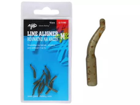 Giants fishing Rovnátka na háček Line Aligner-Large Camo 10ks