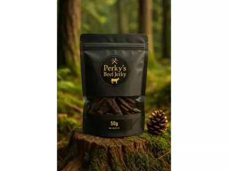 Perky's Jerky Sušené hovězí maso Hot & Spicy 50g