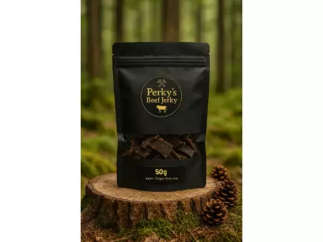 Perky's Jerky Sušené hovězí maso Marťa - Ginger - Kurkuma 50g
