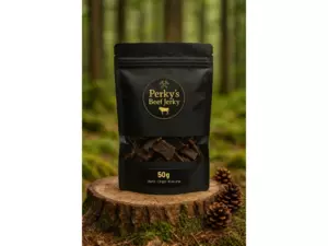 Perky's Jerky Sušené hovězí maso Marťa - Ginger - Kurkuma 50g