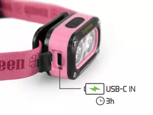 Čelová lampa Delphin QUEEN 3W/1200mAh