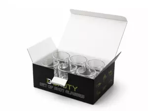 Set skleněných skleniček Delphin SHOTY 6v1