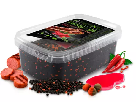 Pellet box Delphin Reaxe READY&GO Frankfurtská klobása - chilli