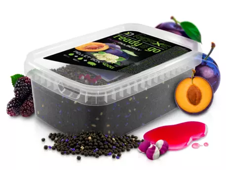 Pellet box Delphin Reaxe READY&GO Švestka - moruše
