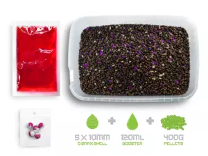 Pellet box Delphin Reaxe READY&GO Švestka - moruše