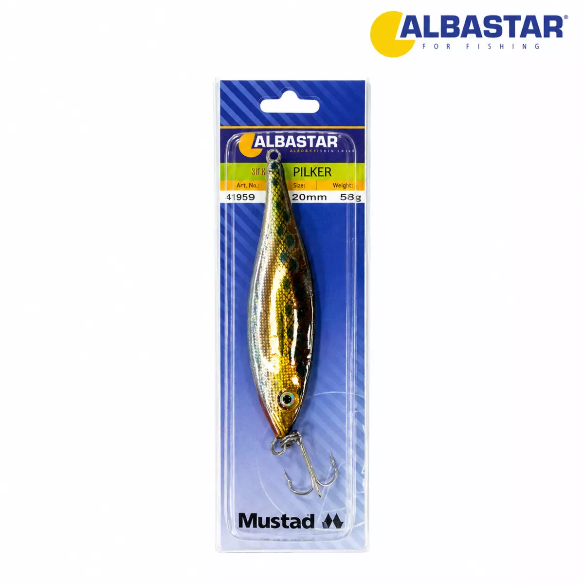 ALBASTAR Pilker Scorpion hnědo-žlutá 158gr AKCE