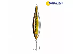 ALBASTAR Pilker Scorpion hnědo-žlutá 158gr AKCE