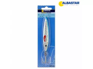 ALBASTAR Pilker Scorpion stříbrno-modrá AKCE