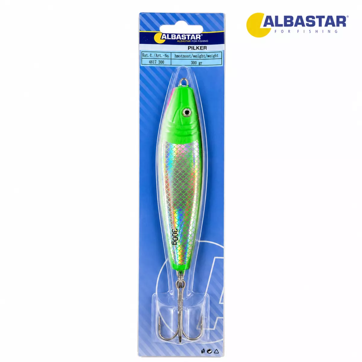 ALBASTAR Pilker Scorpion zelená holografická AKCE