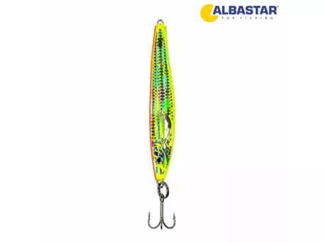 ALBASTAR Pilker Scorpion růžovo-žlutá 80gr AKCE