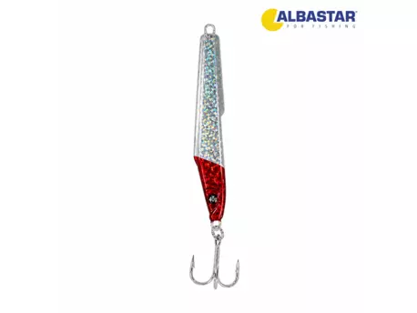 ALBASTAR Pilker Scorpion červeno-bílá 60gr AKCE