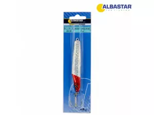 ALBASTAR Pilker Scorpion červeno-bílá 60gr AKCE