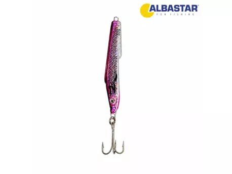 ALBASTAR Pilker Scorpion růžová holo 60gr AKCE