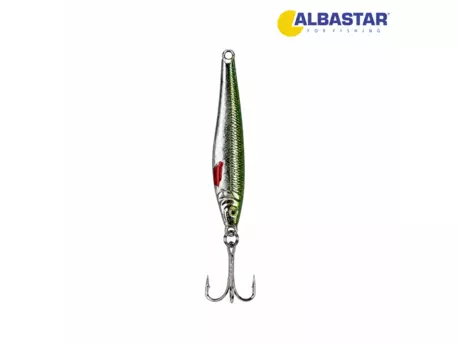 ALBASTAR Pilker Scorpion zeleno-stříbrná 35gr AKCE