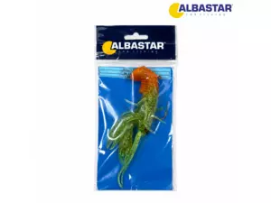 Albastar Scorpion gumový rak s jednoháčkem zeleno-oranžová AKCE