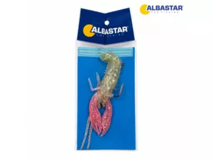Albastar Scorpion gumový rak s jednoháčkem růžovo-transparentní AKCE