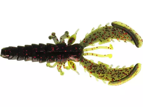 Westin Gumová Nástraha CreCraw Slim Creaturebait Black / Chartreuse 5,5cm 1,5g 6ks