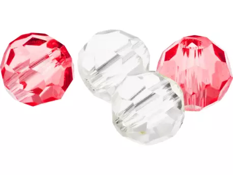 WESTIN Korálky Westin Glass Beads UV FLUO červená 6mm 20pcs