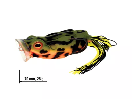 River2Sea Gumová žába Spittin’ Wa 70 7cm 25g Fire Belly