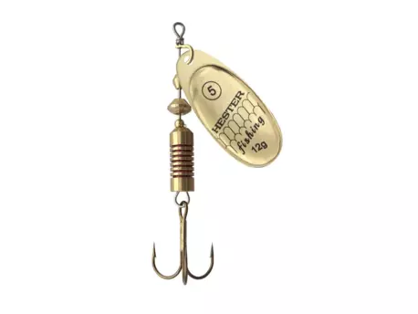 Hester Fishing Rotační třpytka Zlatá