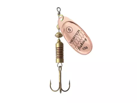 Hester Fishing Rotační třpytka Měď
