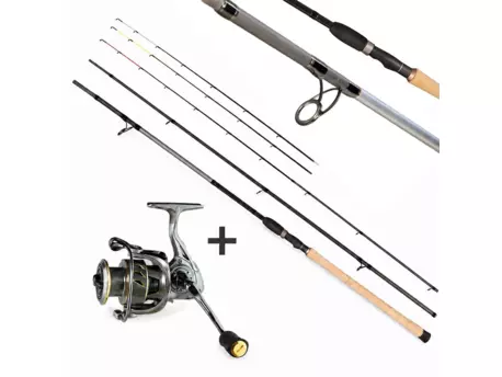 Giants fishing Prut Deluxe Feeder MH 3,3m 100g + naviják GXF 3000FD