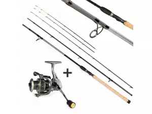 Giants fishing Prut Deluxe Feeder MH 3,3m 100g + naviják GXF 3000FD