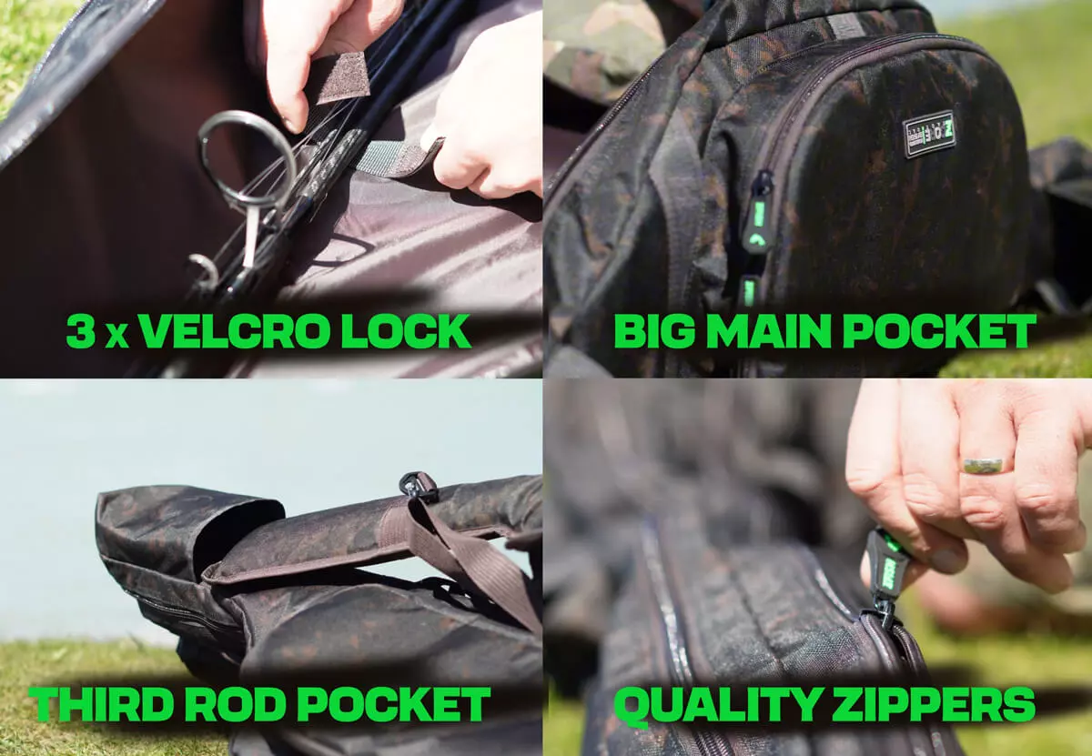 ZFISH Pouzdro na 2 Pruty Z-CORE Elite Carp Holdall 2 Rods