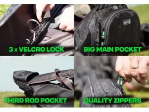 ZFISH Pouzdro na 2 Pruty Z-CORE Elite Carp Holdall 2 Rods
