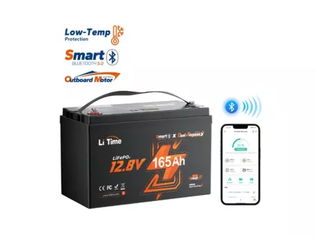 LiTime LiFePO4 12V 165Ah SMART Startovací baterie BLUETOOTH