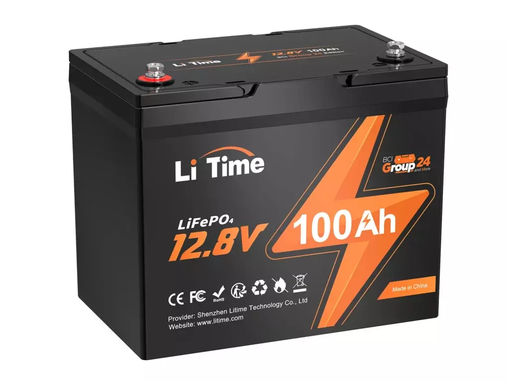 LiTime LiFePO4 baterie 12v 100Ah Group24