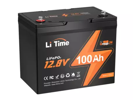 LiTime LiFePO4 baterie 12v 100Ah Group24