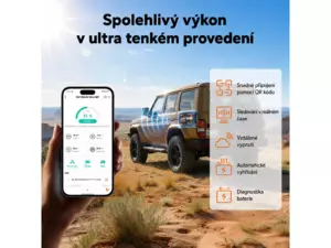 LiTime LiFePO4 Baterie 12V 100Ah Ultra Slim BLUETOOTH SAMOOHŘEV