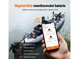 LiTime LiFePO4 baterie 12v 100Ah Xtra Mini BLUETOOTH