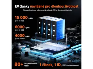 LiTime LiFePO4 baterie 12v 100Ah Xtra Mini BLUETOOTH