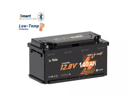 LiTime LiFePO4 baterie 12v 140Ah H190 BLUETOOTH