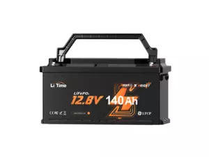 LiTime LiFePO4 baterie 12v 140Ah H190 BLUETOOTH
