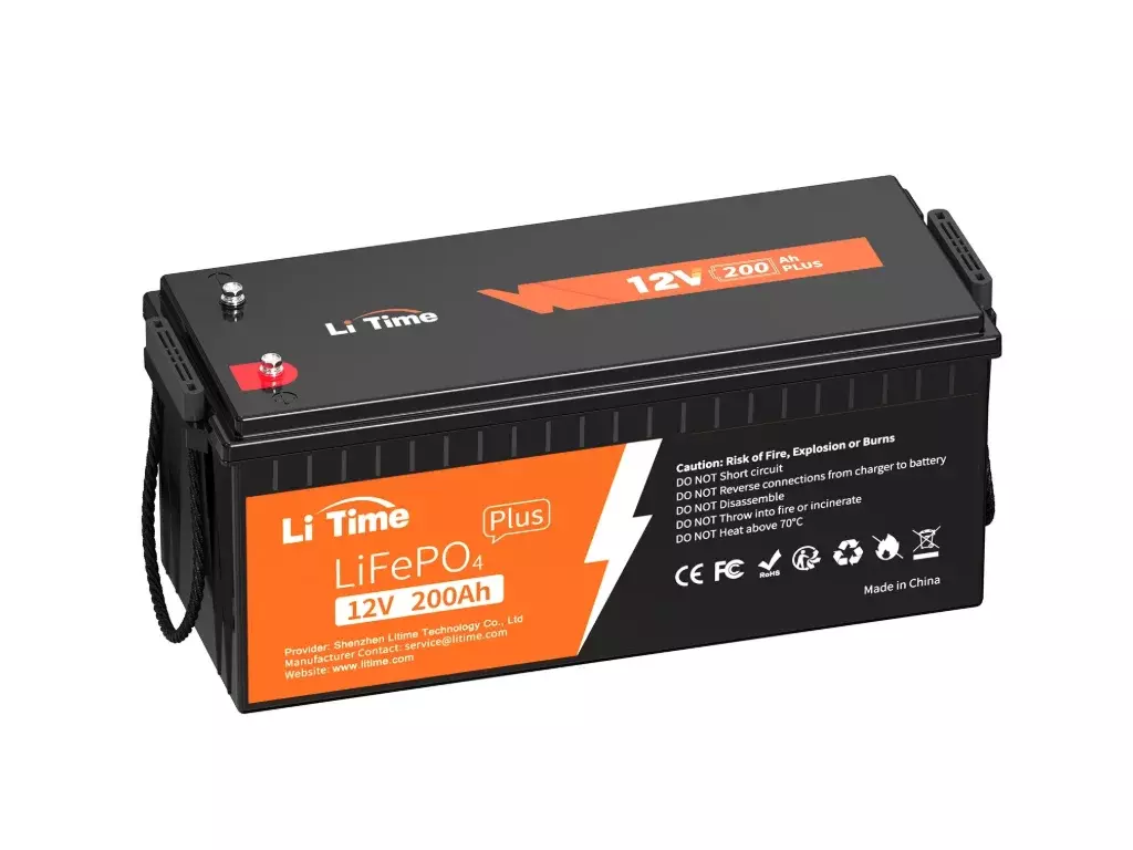 LiTime LiFePO4 baterie 12v 200Ah PLUS