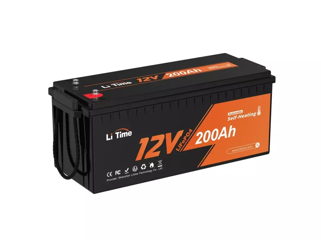 LiTime LiFePO4 baterie 12v 200Ah SAMOOHŘEV