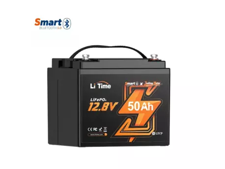 LiTime LiFePO4 baterie 12v 50Ah BLUETOOTH