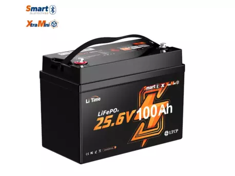 LiTime LiFePO4 baterie 24V 100Ah Xtra Mini BLUETOOTH