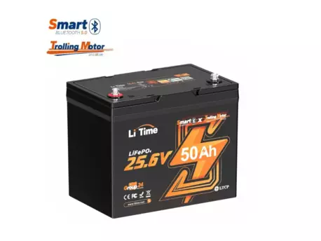 LiTime LiFePO4 baterie 24V 50Ah BLUETOOTH