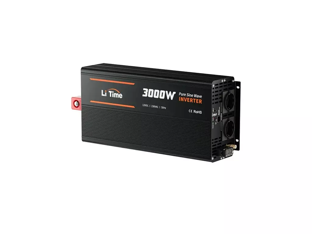 LiTime Měnič napětí 3000W 12VDC na 230VAC