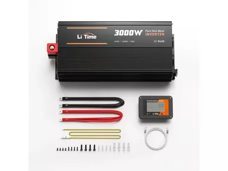 LiTime Měnič napětí 3000W 12VDC na 230VAC